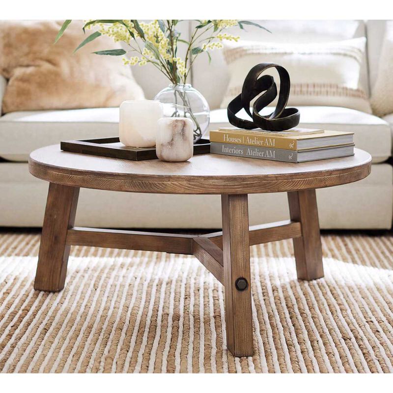 Pottery Barn Rustic Farmhouse Coffee Table image number 2